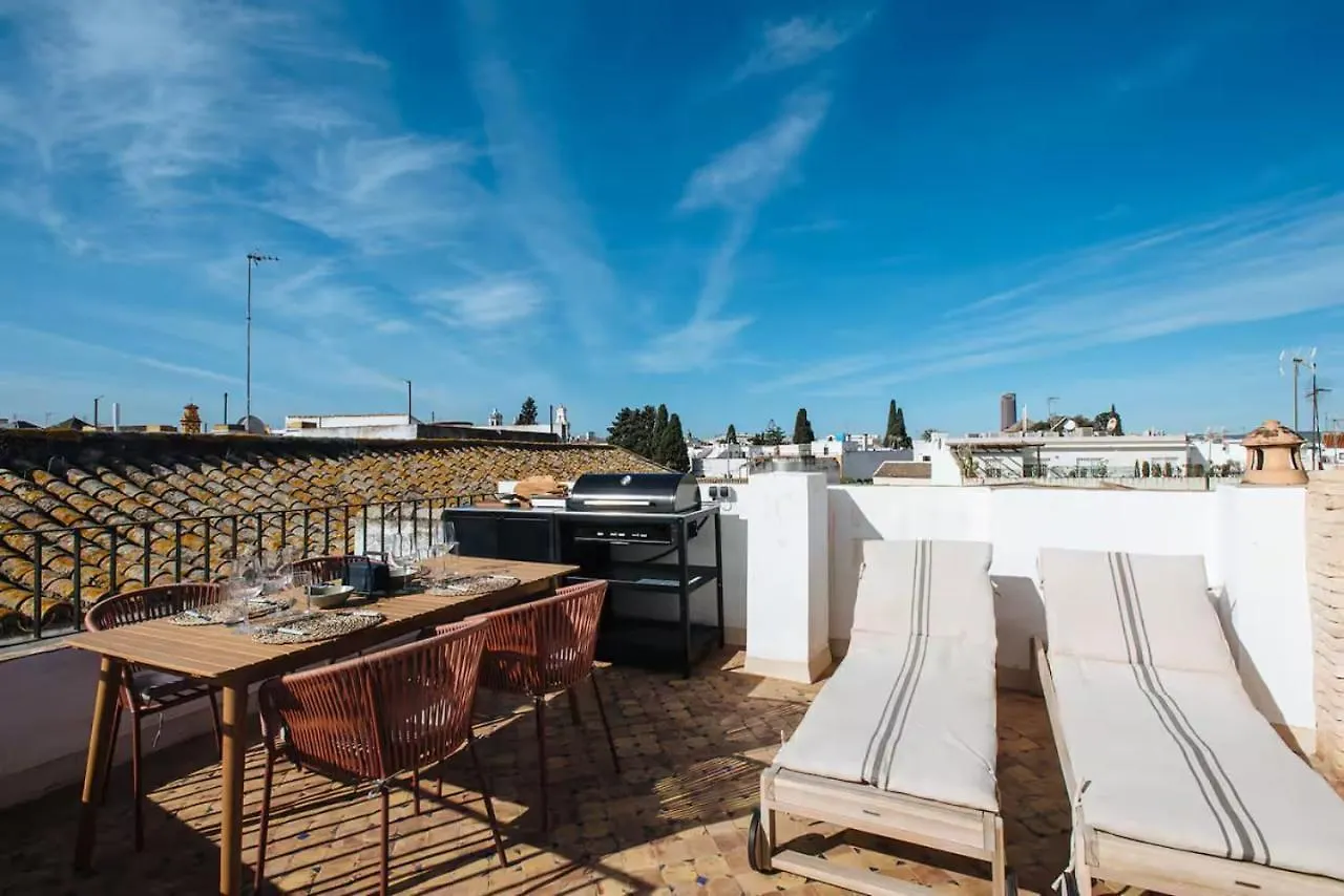 شقة Downtown Penthouse With Views Villa Mora Sevilla