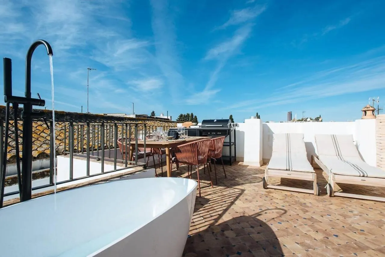 公寓 Downtown Penthouse With Views Villa Mora Sevilla