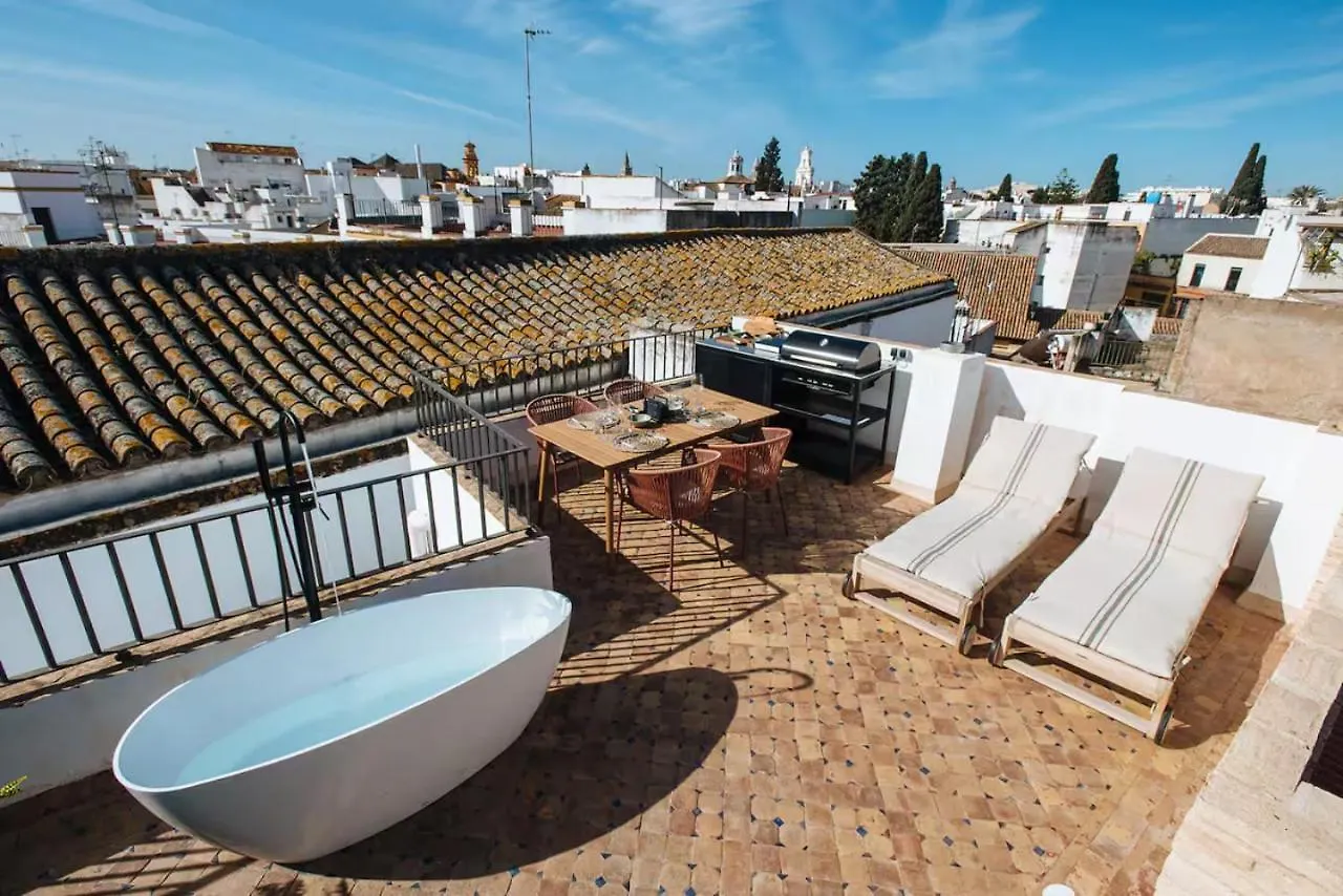 公寓 Downtown Penthouse With Views Villa Mora Sevilla 西班牙